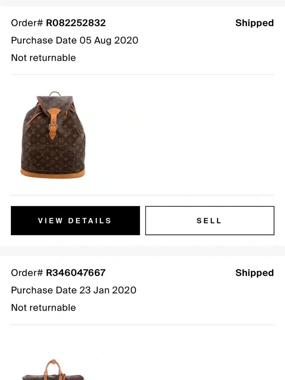 Louis Vuitton access front